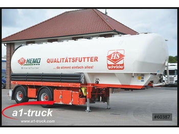 Heitling - Siloauflieger,7 Kammern,48m³, Futter,  - Tanker semi-trailer