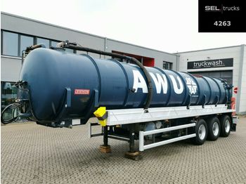 Hüffermann Fäkalienentsorgung Tank/Saug/Druck / 26.000 l  - Tanker semi-trailer