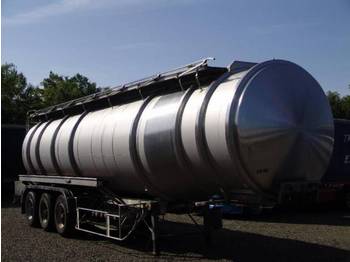 Magyar Edelstahl (Inox) Zisterne 38 kubik - Tanker semi-trailer