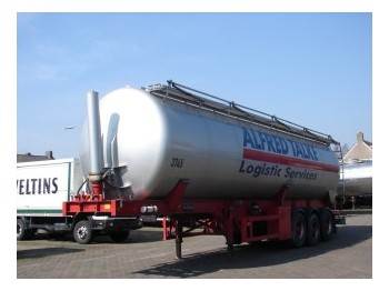 Van Hool achterwaartse rvs bulk kipper - Tanker semi-trailer