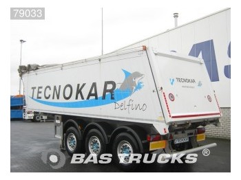 Tipper semi-trailer Tecnokar 32m³ AluKipper Liftachse T3SP38: picture 1