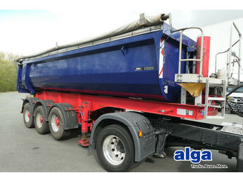 Tipper semi-trailer Langendorf SKS-HS 24/28, Stahl 24 m³./Plane/Trommel/BPW