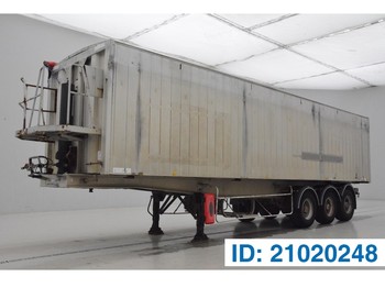 Tipper semi-trailer Robuste Kaiser 56 cub in alu