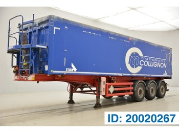Tipper semi-trailer Stas 43 cub in alu