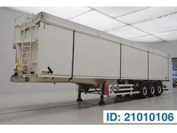 Tipper semi-trailer Stas 78 cub in alu