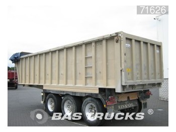 TISVOL 26m³ AluKipper Liftachse SVAL/3E - Tipper semi-trailer