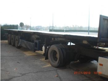 Dropside/ Flatbed semi-trailer Tracon 3 AXLE AIR FLAT BED PUPITRE: picture 1