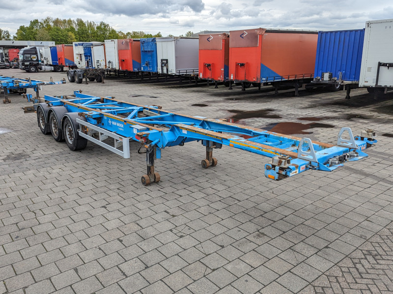 Container transporter/ Swap body semi-trailer Van Hool 3B0079 3-Assen SAF - DiscBrakes - ADR - Backslider- 11/2024APK (O1856): picture 7