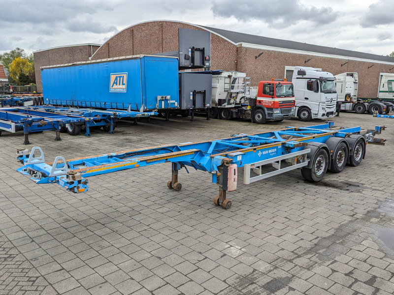 Container transporter/ Swap body semi-trailer Van Hool 3B0079 3-Assen SAF - DiscBrakes - ADR - Backslider- 11/2024APK (O1856): picture 9