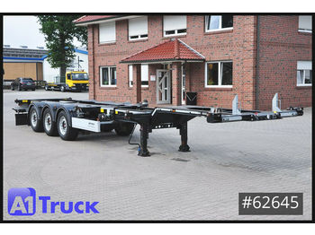 Container transporter/ Swap body semi-trailer Web-Trailer Containerchassi, Lift, HC 2x20/30/40: picture 1