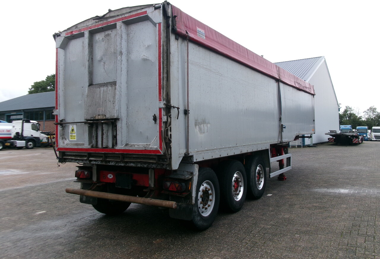 Tipper semi-trailer Wilcox Tipper trailer alu 55 m3 + tarpaulin: picture 4