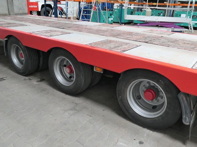 Low loader semi-trailer Zorzi MK24, 3-Achser, 8m Tiefbett, BPW-Achsen: picture 7