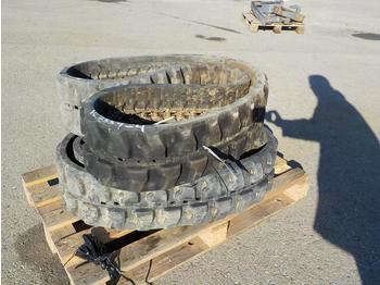 Track for Construction machinery 250x52'5x80mm Rubber Tracks (2 of) / Cadenas Goma: picture 1