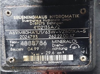 Hydraulics Ahlmann AL75-Brueninghaus A6VM80HA1U1/63W-Drive motor: picture 4