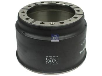 Brake drums DT Spare Parts 1.18700 Brake drum D: 413 mm, 10 bores, b: 23,5 mm, P: 335 mm, d: 295 mm, H: 296 mm, B: 216 mm