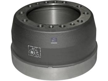 Brake drums DT Spare Parts 2.40321 Brake drum D: 410 mm, 10 bores, b: 28 mm, P: 335 mm, d: 282 mm, H: 260,5 mm, B: 200 mm