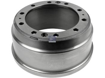 Brake drums DT Spare Parts 5.21200 Brake drum D: 420 mm, 10 bores, b: 24 mm, P: 335 mm, d: 285 mm, H: 228 mm, B: 166 mm