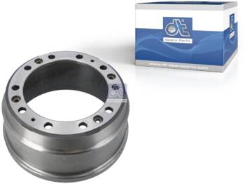 Brake drums DT Spare Parts 5.21281 Brake drum D: 419 mm, 10 bores, b: 25 mm, P: 335 mm, d: 285 mm, H: 228 mm, B: 168 mm