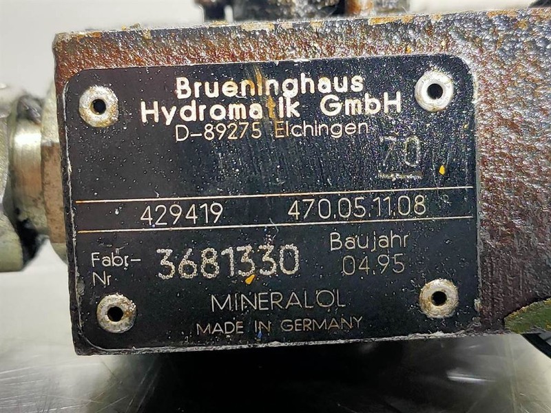 Hydraulics for Construction machinery Brueninghaus Hydromatik 429419 - Inching device/Valve: picture 4