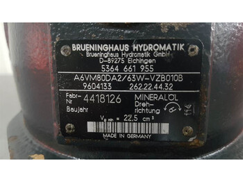 Hydraulics for Construction machinery Brueninghaus Hydromatik A6VM80DA2/63W - Zeppelin ZL100 - Drive motor: picture 4