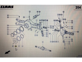 Axle and parts CLAAS