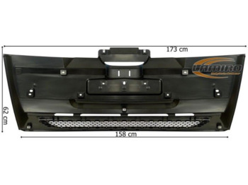 New Grill for Truck DAF XF 106 GRILL UPPER DAF XF 106 GRILL UPPER: picture 2
