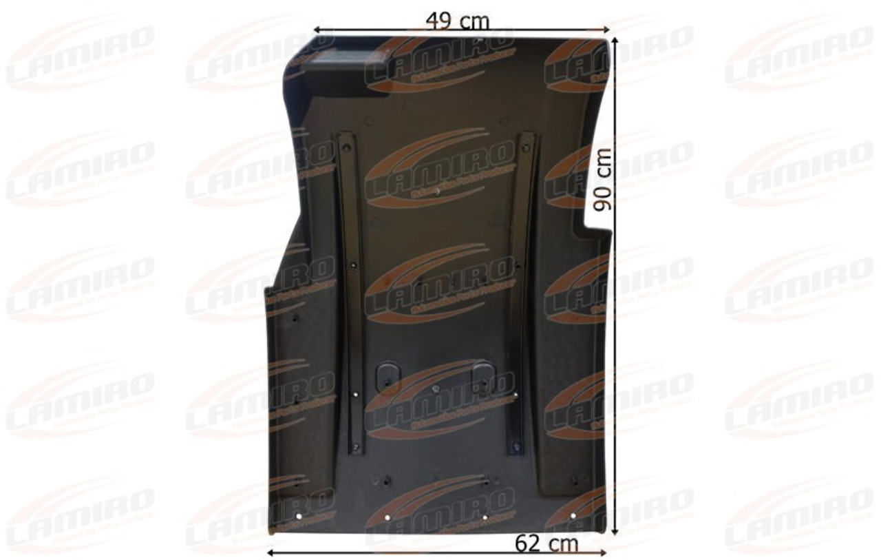 New Fender for Truck DAF XF (II SERIES/105/CF) CAB. MUDGUARD REAR LEFT DAF XF (II SERIES/105/CF) CAB. MUDGUARD REAR LEFT: picture 2