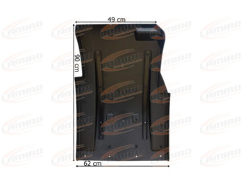 New Fender for Truck DAF XF (II SERIES/105/CF) CAB. MUDGUARD REAR RIGHT DAF XF (II SERIES/105/CF) CAB. MUDGUARD REAR RIGHT: picture 2