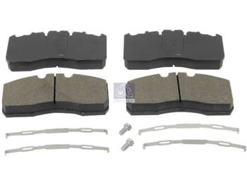 New Brake pads for Trailer DT Spare Parts 10.24000 Disc brake pad kit W: 216 mm, S: 29 mm, H: 111 mm: picture 1