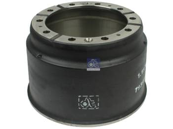 New Brake drum for Truck DT Spare Parts 1.18700 Brake drum D: 413 mm, 10 bores, b: 23,5 mm, P: 335 mm, d: 295 mm, H: 296 mm, B: 216 mm: picture 1