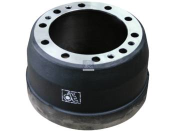 New Brake drum for Truck DT Spare Parts 2.40323 Brake drum D: 410 mm, 10 bores, b: 28 mm, P: 335 mm, d: 282 mm, H: 273 mm, B: 211 mm: picture 1