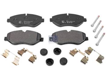 New Brake pads for Commercial vehicle DT Spare Parts 7.92607 Disc brake pad kit, with accessories W: 163 mm, S: 21 mm, H: 68 mm: picture 1