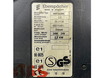 Heating/ Ventilation Eberspächer 4-series 124 (01.95-12.04): picture 5