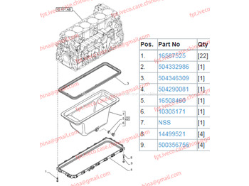 Oil pan IVECO