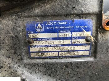 Transmission for Agricultural machinery Fendt 930 - Wkład Mostu: picture 3