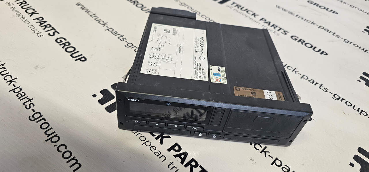 Spare parts for Truck MAN MAN TGX, TGX EURO6 emission tachograph, typ SE5000, by STONERIDGE electronics, road control system 12V/24V, 1381.7550303007,  A3C0604540020, A2C16768800, 0000785068, 900208R7, 81271016595, 81258177131: picture 3