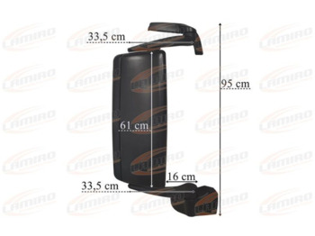 New Rear view mirror for Truck MAN TGS ELECTRIC HEATED MIRROR RIGHT MAN TGS ELECTRIC HEATED MIRROR RIGHT: picture 2