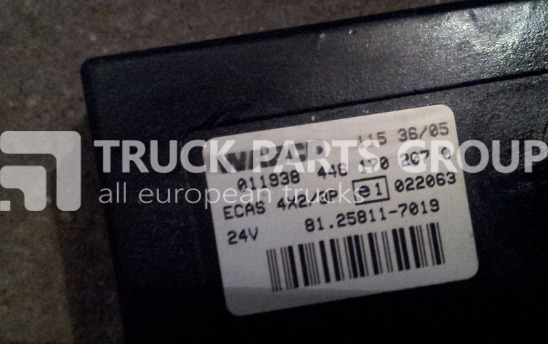 ECU for Truck MAN TGX, TGS EURO5, EURO6 emission ECAS control unit, air suspension control unit: picture 7