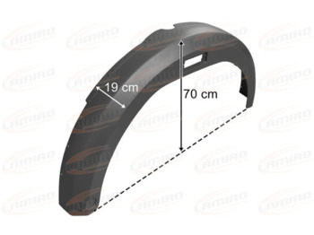 New Fender for Truck MERCEDES SK WIDE CABIN LONG MUDGUARD RIGHT MERCEDES SK WIDE CABIN LONG MUDGUARD RIGHT: picture 2