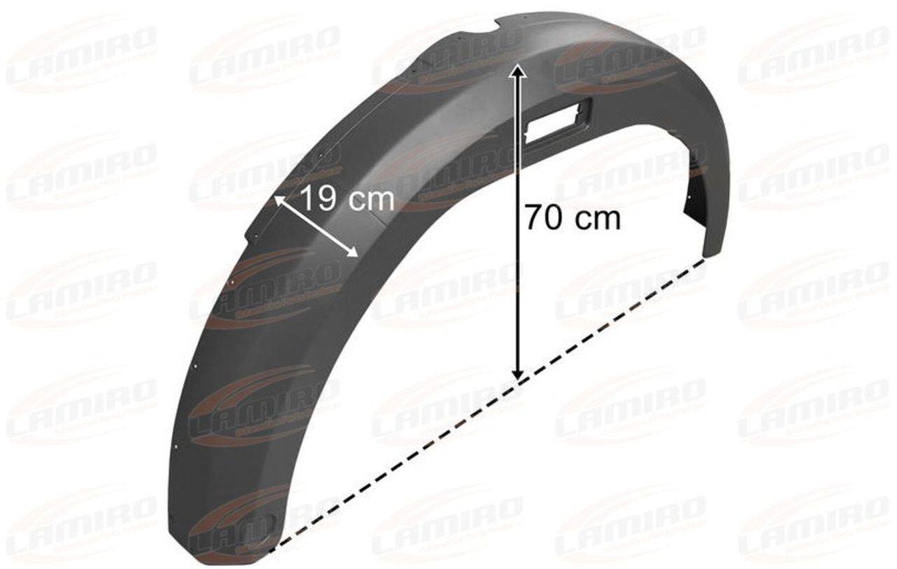 New Fender for Truck MERCEDES SK WIDE CABIN LONG MUDGUARD RIGHT MERCEDES SK WIDE CABIN LONG MUDGUARD RIGHT: picture 2