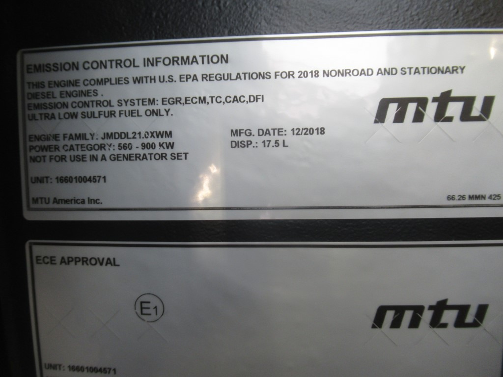 New Engine for Construction machinery MTU 10V1600-C60 -: picture 9