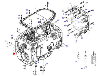 Gearbox and parts MASSEY FERGUSON