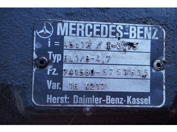 Rear axle MERCEDES-BENZ
