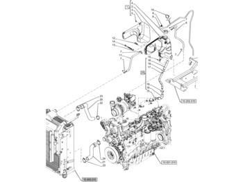 Engine and parts NEW HOLLAND