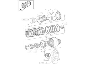 Clutch and parts NEW HOLLAND