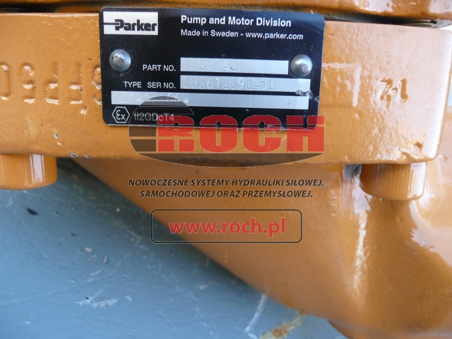 Hydraulic motor for Construction machinery PARKER P23437-66W 3707240: picture 2