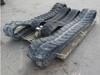 Track for Construction machinery Pallet of 450x81Wx76 (2 of), 300x52.5x86 (2 of) Rubber Tracks: picture 1