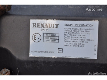 Engine for Truck Renault 11 460   Renault PREMIUM DXI: picture 4