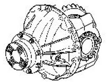 Differential gear for Truck Renault Differential, Drive Axle: picture 1