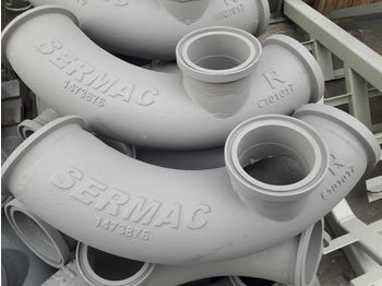 Spare parts SECOND BEND for SERMAC concrete pump